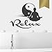 Produktbild WANDKINGS Wandtattoo Relax Yin Yang 70 x 55 cm Gold - erhältlich in 33 Farben
