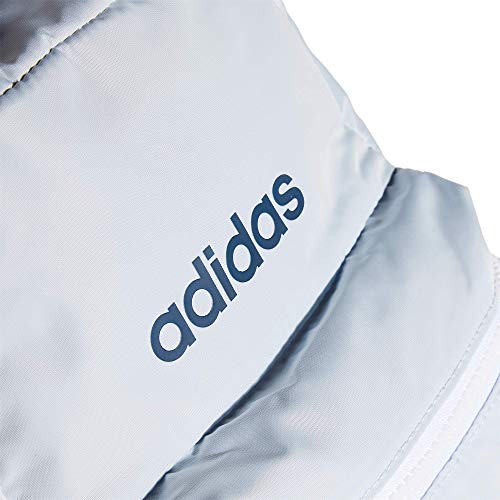 adidas Mini mochila feminina linear pequena bolsa de viagem, Azul halo/azul marinho, 10.5 inch x8.5