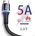 Produktbild AICase USB Typ C Kabel 5A,USB C Kabel auf USB 3.0,Superladung und Datenübertragung USB C Ladekabel für Huawei Mate 9, MacBook,Galaxy S9/S8 und mehr (1M)