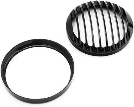 Headlight Cover Guard Motorcycle 5 3/4 .75 Headlight Grill Cover Black ABS Accessories For For Sportster XL883 XL1200 XL1200X X48 2004-Up