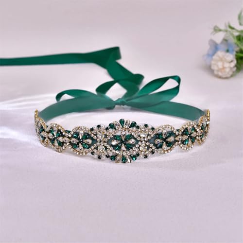 Women Bridal Wedding Belt Luxury Hinestone Belts Daily Party Evening Dress Accessories2