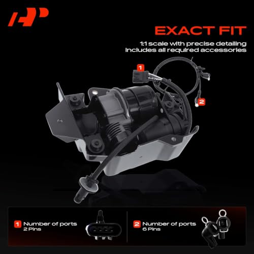 A-Premium Air Suspension Compressor Pump Compatible with Buick, Cadillac by A-Premium - Used condition - Image 3