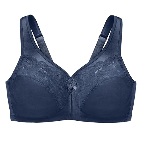 Image of Glamorise Women's Full Figure Wirefree Minimizer Support Bra #1003
