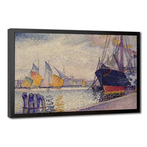 Toile Venise Henri Edmond Cross cadre suspendu sans perçage lourd