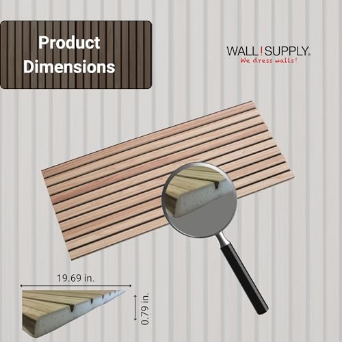 Wall!Supply Ultralight Linari Natural EPS Foam Faux Wood 3D Wall Panels - Home Decor Wallpaper Alterantive for Living Room, Bedroom, and Office - Easy Installation DIY Room Decor - 4 Pack 24.96 Sq Ft by Wall!Supply - Image 5