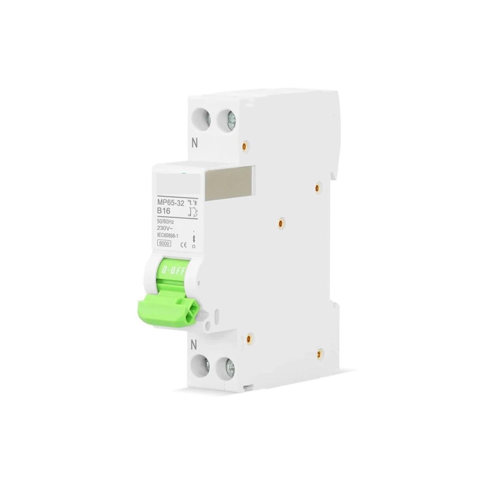 Wyłącznik AC 25A 1P+N 110V 220V zakrzywiony B