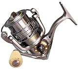 Tubertini Aryas 3000 NCRT Rolle - Angelrolle zum Spinnfischen, Spinnrolle für Barsch, Zander & Hecht, Stationärrolle