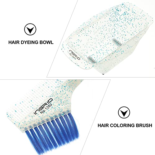 Lurrose 5 Pçs Escovas de Cores de Cabelo de Cauda Pin Salão Branqueamento Loja Profissional Placa An