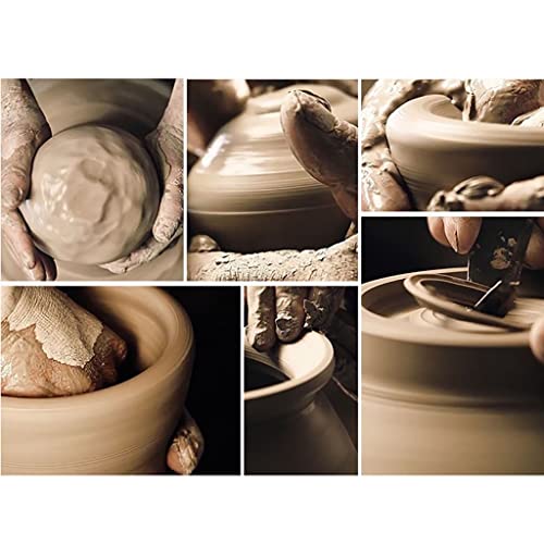 Robmet Chinese Traditional Antique Ceramic Ginger Jar With Lid, Oriental Decorative White Pattern Porcelain Temple Jar, Jingdezhen Contemporary Crafted Vases For Living Room Office (Size : Large) #TOP7