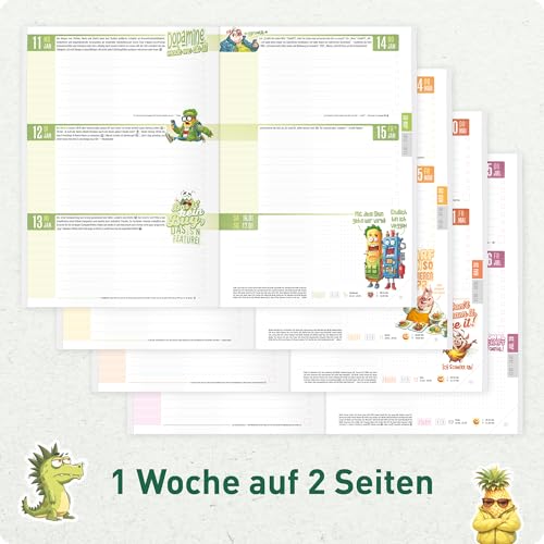 Häfft Original Hausaufgabenheft 2026 2027 A5 "Stickermania" – Ansicht 4