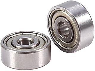 50Pcs Metric Radial Sealed Ball Bearing, 3X10X4Mm Carbon Chromium Steel,Spherical Plain Bearing