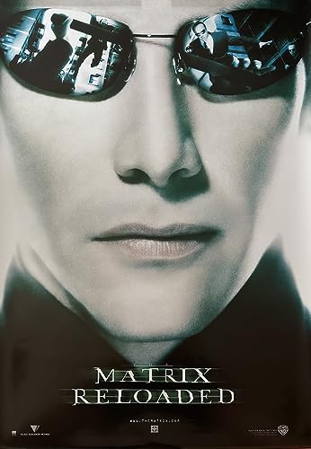 Poster Matrix Reloaded Neo Sunglasses 68.5x98 cm idée cadeau geek