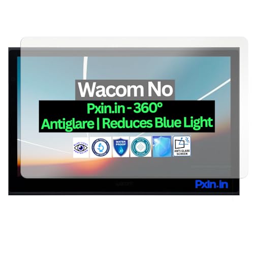 Image of Pxin Tablet Anti Bluelight and Anti Glare Screen Guard compatible with Wacom No | BLUVLightblock Tech | Scratch Proof | Prevents bluelight | Eye Protection | No Dry Eyes