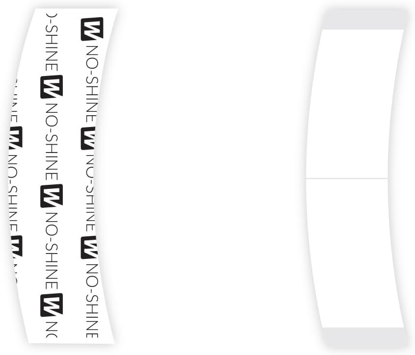 Walker Tape No Shine Tape Adhesive 3/4" X 3" C Contour 36Pcs/Bag