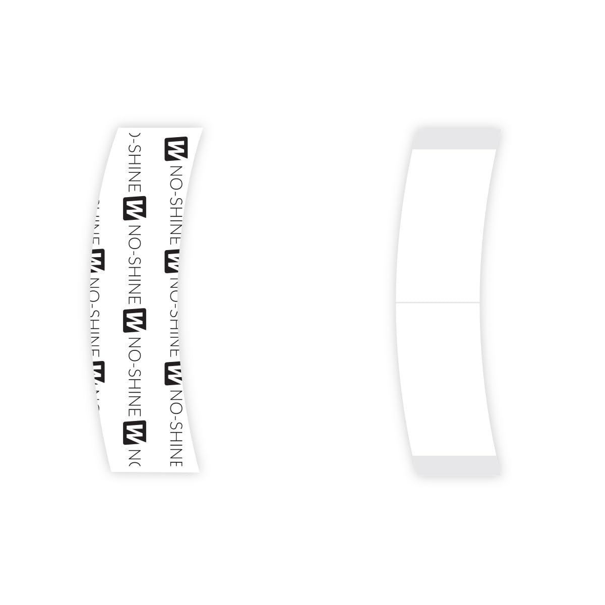 Walker Tape No Shine Tape Adhesive 3/4" X 3" C Contour 36pcs/Bag