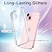 JETech Glitter Case for iPhone 15 6.1-Inch, Bling Sparkle Shockproof Phone Bumper Cover, Cute Sparkly for Women and Girls (Clear)
