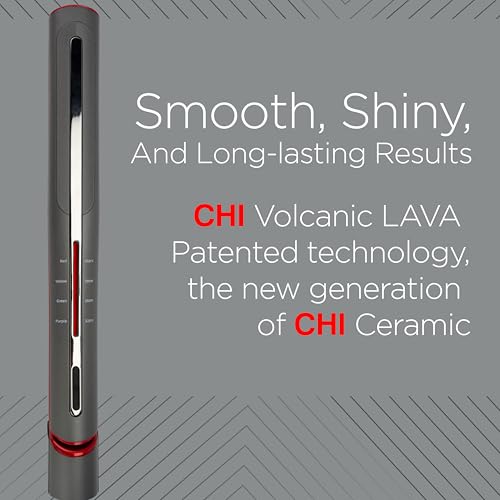 CHI Lava Glide Hairstyling Iron, Ceramic Hair Straightener, 1" | For Smooth Styling & Long-Lasting Shine, Fast Heat-up for Professional Straightening - image 2