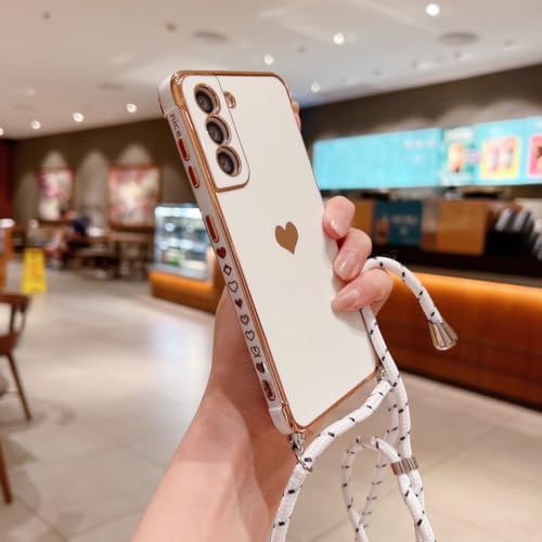 Coque Samsung S23 FE cordon cœur chic pour vos sorties quotidiennes