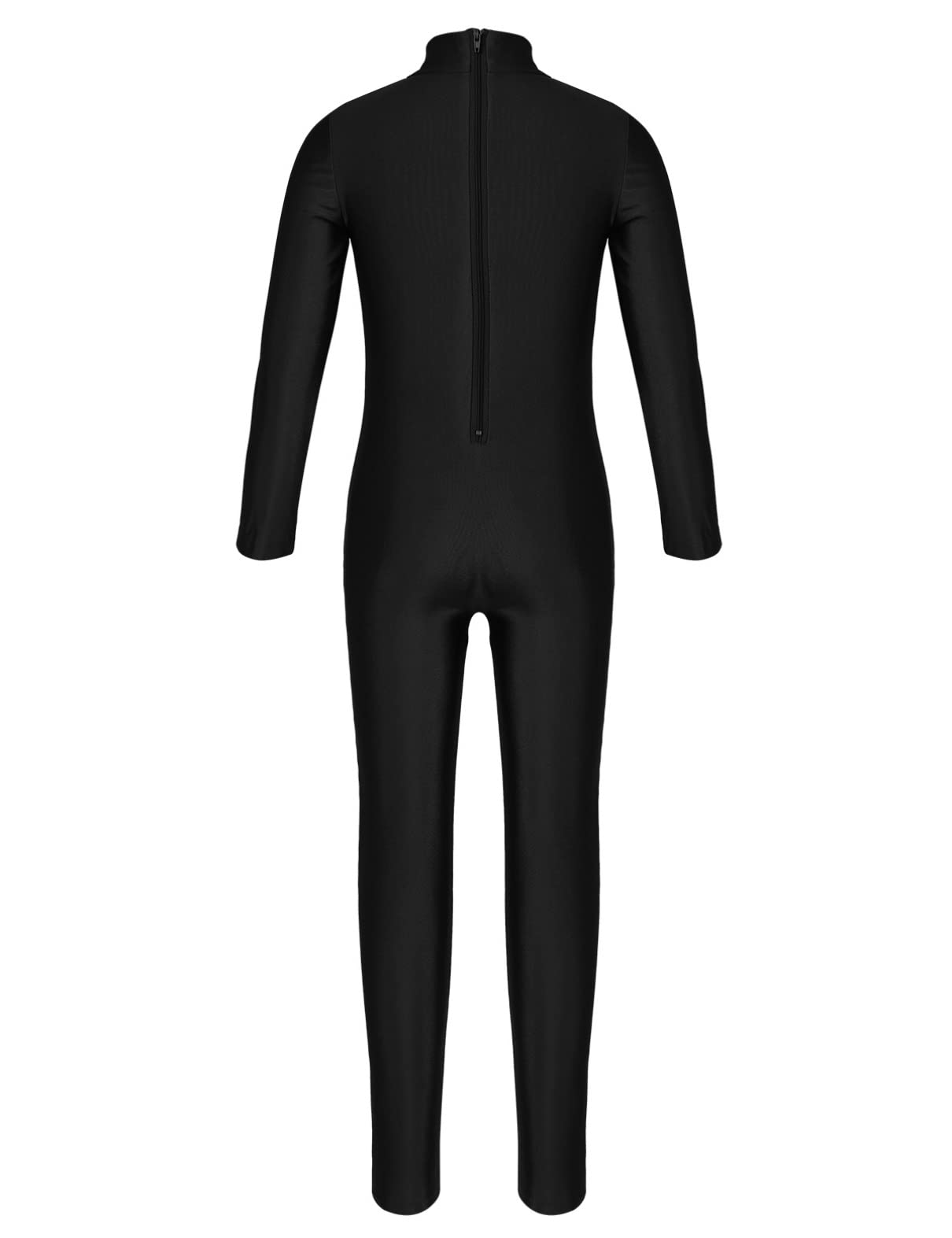 TiaoBug Bodies Jumpsuit Mono para Danza Gimnasia Rítmica Leotardo Body Básico Clásico Manga Larga para Ballet Deporte Niñas Niños