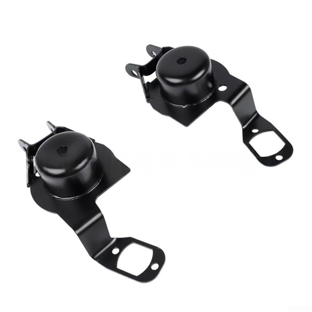 Par de soportes de muelle helicoidal delantero para Jeep Grand (1999-2004) - Metal, negro, OEM 926-078/926-079/5012445AA/5012445AB