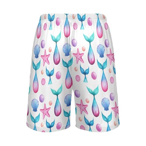 Tail Starfish Pajama Shorts for Men Lounge Pants Lounge Wear Pajama Pants Mens Short Shorts with Pockets, S-XXL2