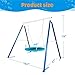 Children's Swing, Outdoor Toy Facilities, Metal Swing Frame with Flying Saucer, Outdoor Playground Children's Metal Swing Set Outdoor Amusement Equipment