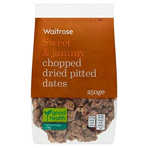 Waitrose Chopped Dried Pitted Dates - 250g (0.55 lbs)
