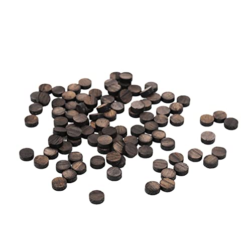 100PCS Fingerboard Dot Wooden Fingerboard Dot Guitar Inlay Dot,Rosewood Inlay Guitar Dot,Fingerboard Fretboard Dots Guitar Fingerboard Dot for Bass Ukulele Banjo Mandolin Cello