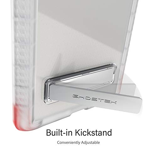 Image of Ghostek Covert Galaxy Note 20 Clear Case with Kickstand and Secure Hand Grip Bumper Super Thin Slim Fit Design and Wireless Charging Compatible Cover for 2020 Galaxy Note20 5G (6.7 Inch) - (Clear)