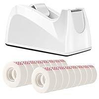 Amazon Basics Tape Dispenser with Refill Rolls - 3/4" x 1300" (36 yds), 16 Pack, Matte Finish