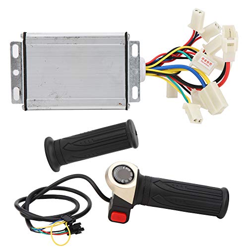 Akozon Acelerador con Pantalla de Voltaje de Batería LCD con Kit de Controlador de Bicicleta Eléctrica 48V 1000W - Controles de Automoción y Deportes Motorizados Palancas Aceleradores