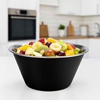 com-four® 2-teiliges Schüssel-Set aus Edelstahl - Salatschale Ø 22cm – Ansicht 4