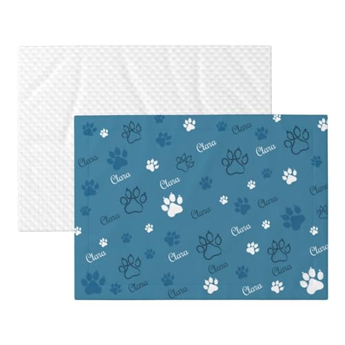 Naispanda Personalisierte Hundedecke Personalisierte Haustierdecke mit Namen, Personalisierte Geschenke für Welpen Hunde und Katzen individuelle Decke Geschenke für Haustierliebhaber
