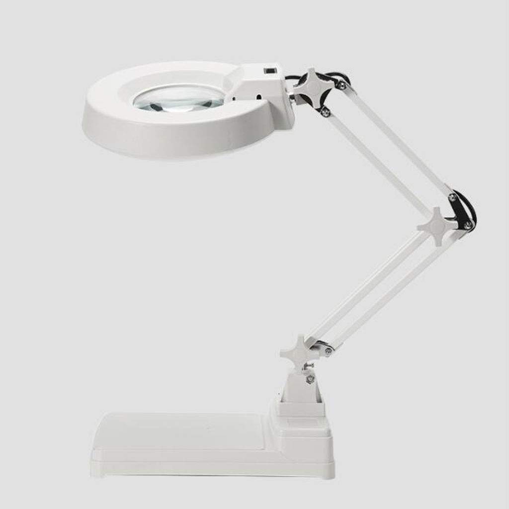 Lente d'Ingrandimento Grande Obiettivo Zoom 5X 10x Nuova Lente d'Ingrandimento Portatile Leggera da 80 mm, Lente per Leggere Hobby Giornali Mappe Monete Artigianato a Maglia