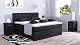 Boxspringbett 200 x 200 cm Aukona mit Taschenfederkernmatratze
