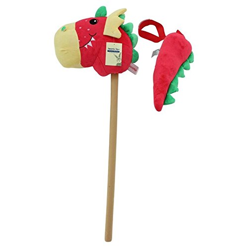 Sweety Toys Steckenpferd Dinosaurier Rot