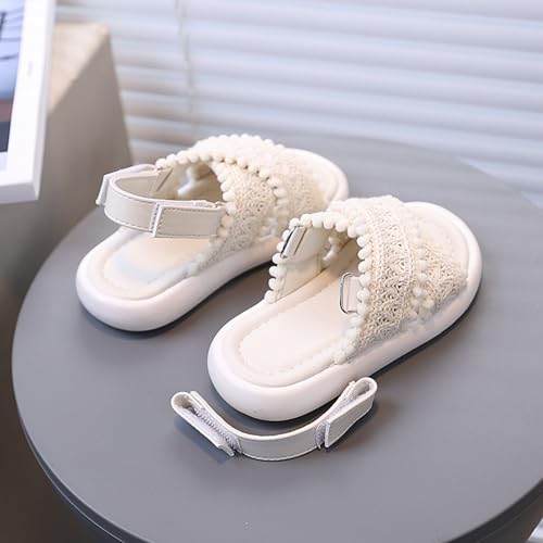 IWIHMIV Girl Sandals Lightweight Non Slip Summer Beach Water Shoes Thick Sole Open Toe Sandals with Adjustable Strap3