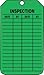 AccuformNMC Scaffold Status Tags, 25 Pack Green Attention Scaffold Safety Tags “Safe to Use”, 5.75” x 3.25”, Durable Water-Resistant 10-mil Thick PF-Cardstock with Punched Hole, Made in USA, TRS328CTP
