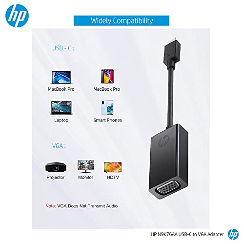 HP USB C to VGA Adapter - vue 6
