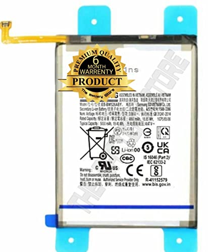 Image of THE BATTERY STORE Original Battery Compatible for Samsung M53 /5G M33 /5G F23 /5G M52 /5G A73 /5G A23, M23, M526 Battery with 6 Months warrenty and high Capacity Battery Backup (for .A73)