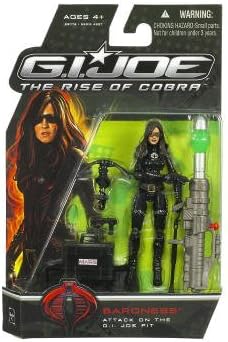 G.I. Joe The Rise of Cobra, Movie Action Figure, Baroness Attack on the G.I. Joe Pit, 3.75 Inches