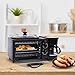 Mini Backofen 9 Liter | 100°-230°C | 3 In1 Mini-Öfen Multifunktions Frühstücksmaschine mit Kaffeemaschine, Grillplatte Toaster Pizzaofen Toastofen - 1050 Watt