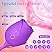 Novel Version 10 Modes Tool for Women Today Adult Silent Realistic Thrusting Stimulation with Strong Suction Cup for Hands-Free Play Electric Waterproof Toys 2026 P9855 (Purple)