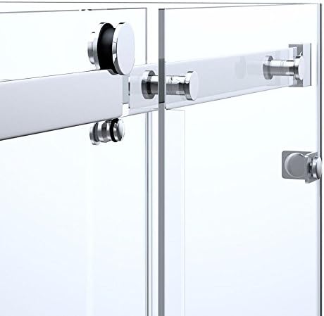 Durovin Bathrooms 1200 x 900mm U Shape Rectangular Framless Shower Enclosure with Anti-Slip Acrylic Tray - Sliding Door & 2X Side Screen - 8mm Safety Clear Glass