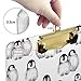 OTVEE Clipboard, Winter Cute Baby Penguins Clipboard, Standard A4 Size Decorative Clipboards for Office School Writing Drawing