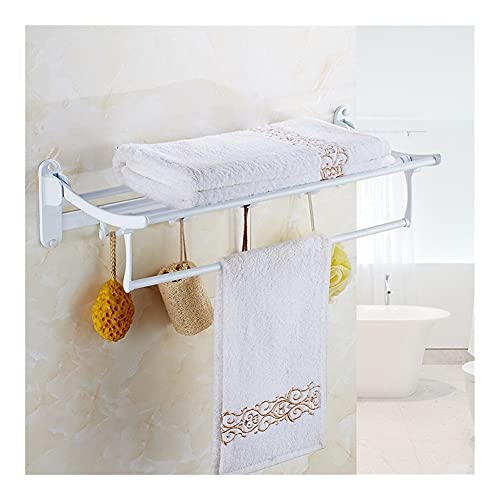 Support mural pour serviettes de bain compact résolvant le manque de rangement - 2