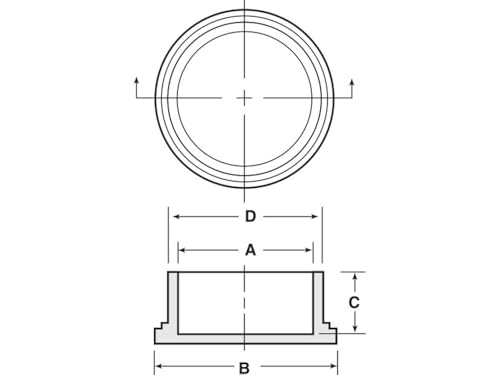 Image of Caplugs SEC-04 SEC Series - Static Dissipative Cap for Threaded Connectors, 200 Pack, Pink LD-PE, Nominal Thread Size 1 /4 inch, Positive ESD Protection, Electronic Connectors, Bayonet Type (99394453)