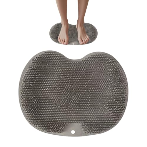 Limpiador Podológico para Ducha, Alfombra De Limpieza De Silicona Antideslizante, Lavapodos Para Ducha, Para Viaje Baño Spa
