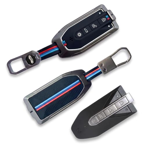 Image of NEODRIFT 'KeyShield' Car Key Cover for Mahindra XEV 9E (Shape 1, 03 Buttons) (Durable, Stylish, and 360 Protection)