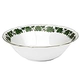 Volumen: ca. 1 l Weinlaub Triptis Gemüseschüssel Salatschüssel Servierschüssel, Thüringer Porzellan, ca. Ø 23.5 cm x H 7 cm, ca. 1 l, 1 Stück